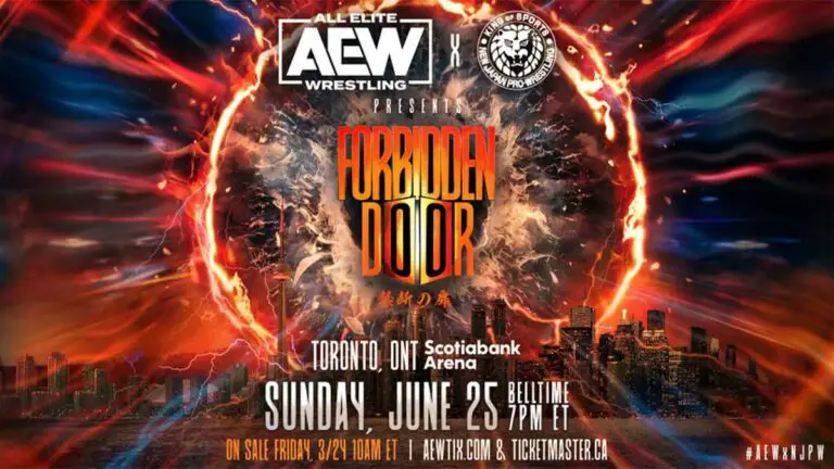 AEWxNJPW Forbidden Door 2023 Event Set for June 25 in Toronto