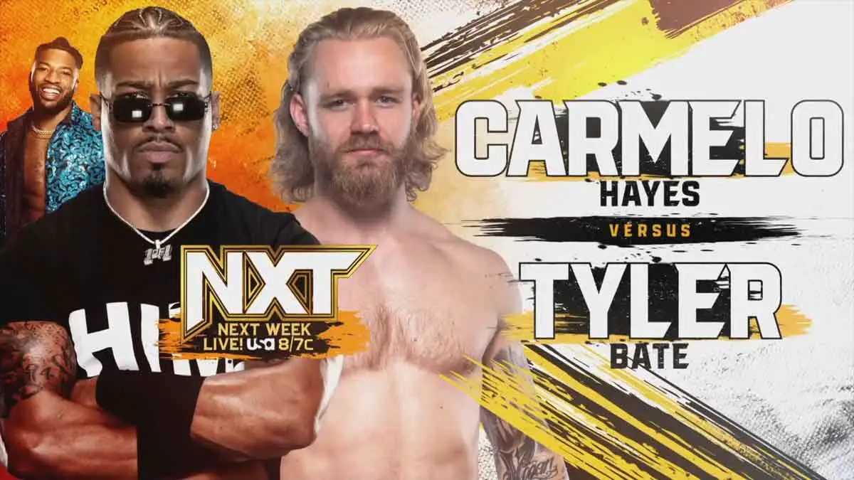 Hayes vs Bate WWE NXT February 28 2023