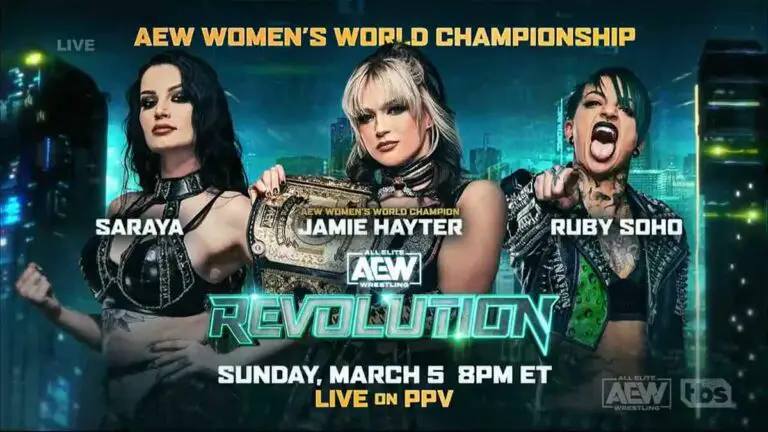 Women’s Championship Triple Threat Set for AEW Revolution 2023