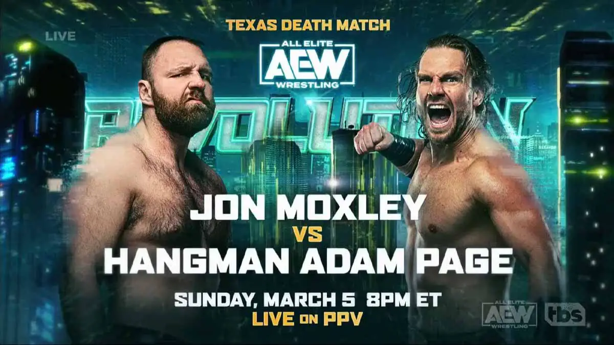 Jon Moxley vs Adam Page AEW Revolution 2023