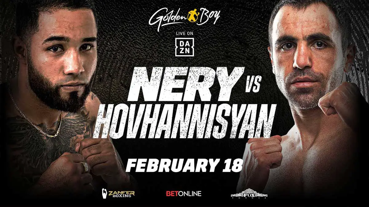 Luis Nery vs Azat Hovhannisyan Poster 