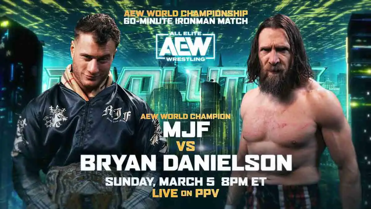 MJF vs Bryan Danielson AEW Revolution 2023