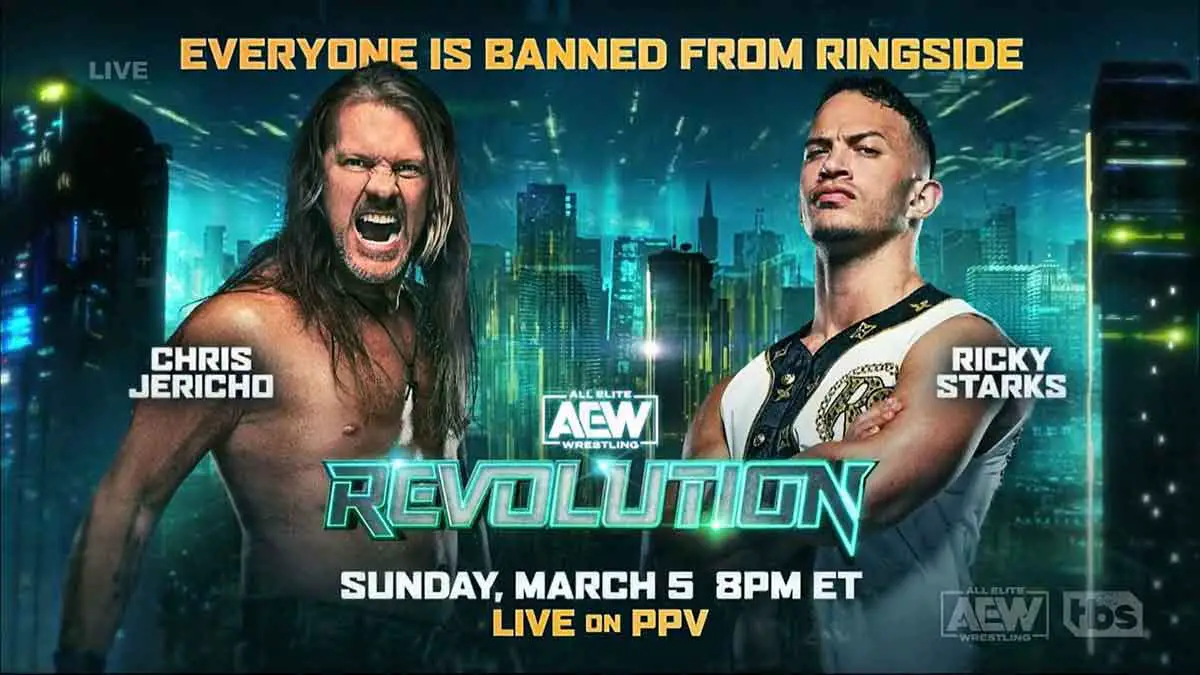 Ricky Starks vs Chris Jericho AEW Revolution 2023