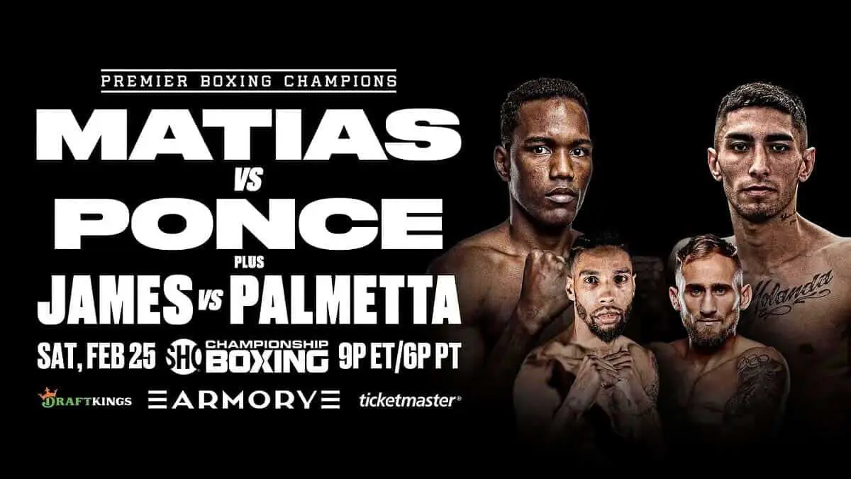 Subriel Matias vs Jeremias Ponce Poster