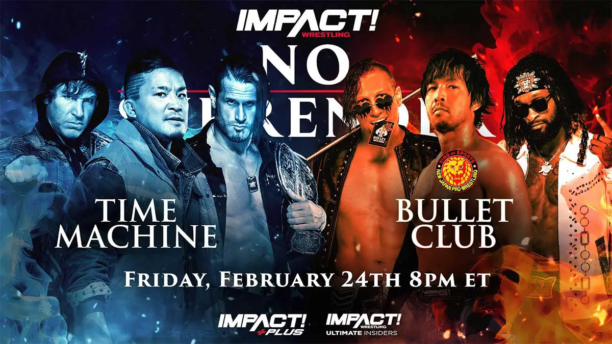 Time Machine(Kushida, Chris Sabin & Alex Shelley) vs Bullet Club(Ace Austin, Kenta & Chris Bey)