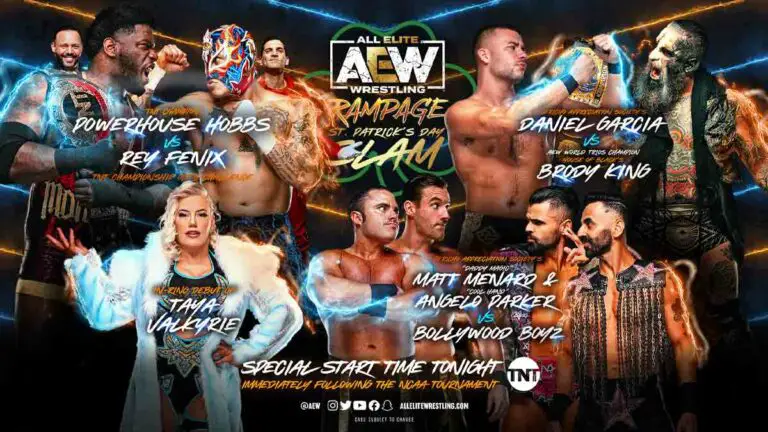 AEW Rampage Live Results March 17, 2023- St. Patrick’s Day Slam