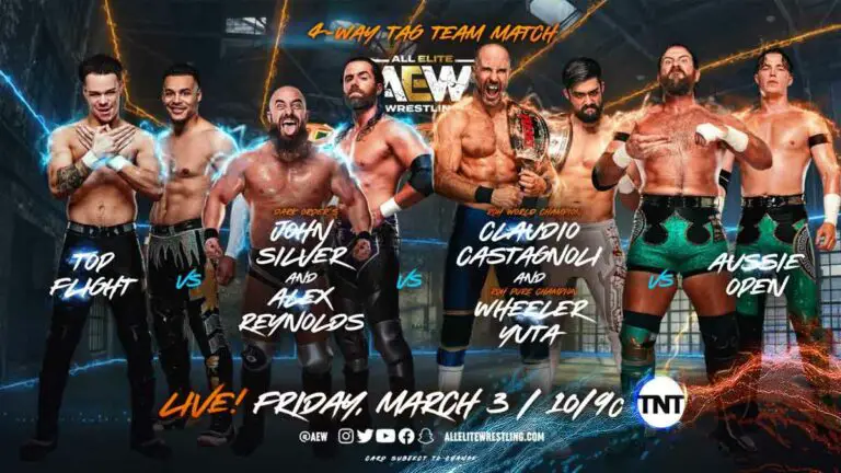 Two Tag Team Matches Announced for AEW Rampage March 3, 2023