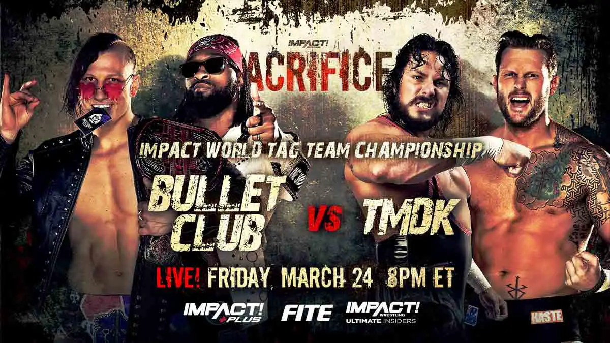 Bullet Club vs TMDK IMPACT Sacrifice 2023