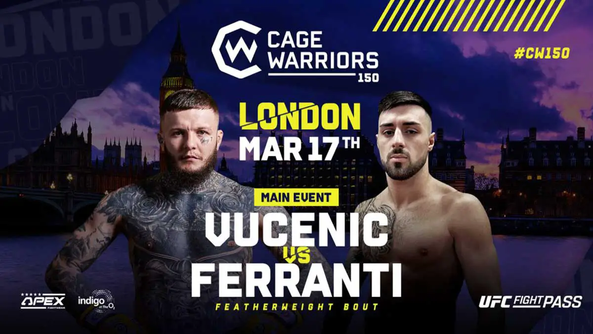 Cage Warrios 150 Poster