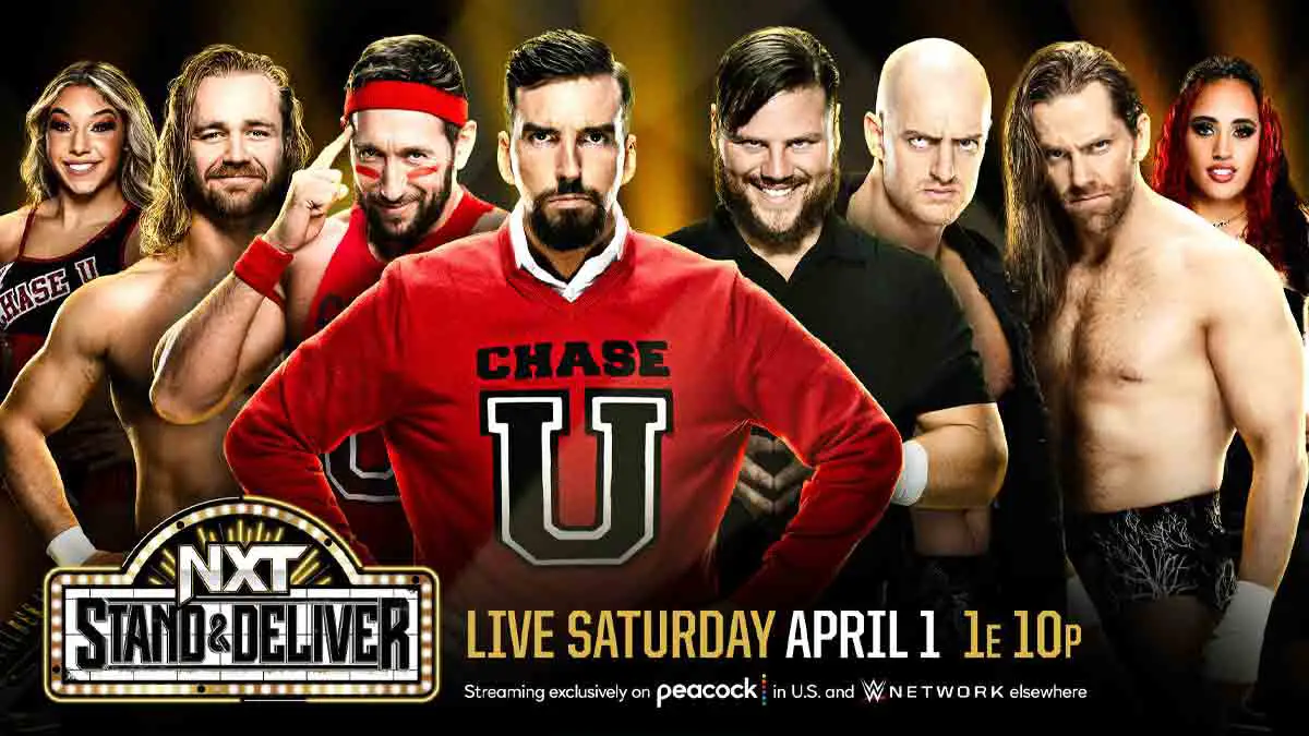 Chase U & Tyler Bate vs Schism NXT Stand & Deliver 2023
