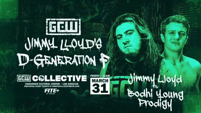 GCW Jimmy Lloyd’s Degeneration-F 2023 Results Live, Streaming