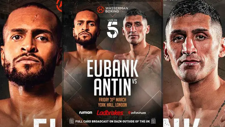 Harlem Eubank vs Miguel Antin Results Live, Fight Card, Time
