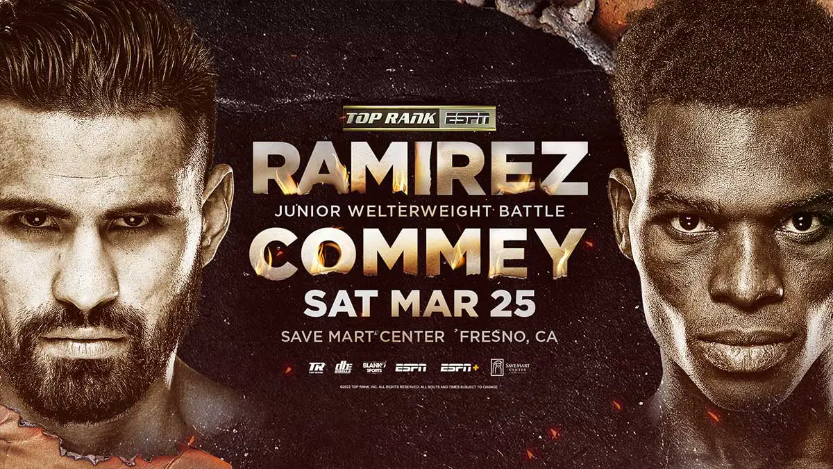 Jose Ramirez vs Richard Commey Poster 