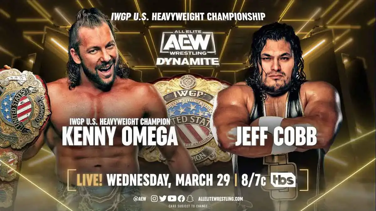 Kenny Omega vs Jeff Cobb AEW Dynamite March 29 2023