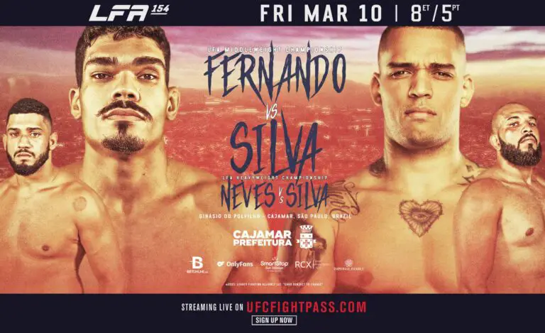 LFA 154 Results Live, Fernando vs Silva, Fight Card, Start Time