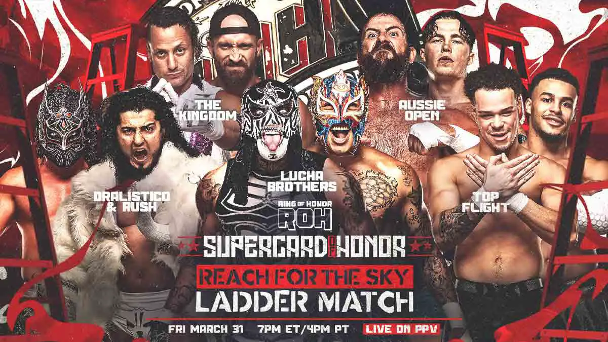 Reach of the Sky Ladder Match ROH Supercard of Honor 2023