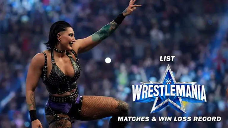 List of Rhea Ripley WrestleMania Matches & Win-Loss Record
