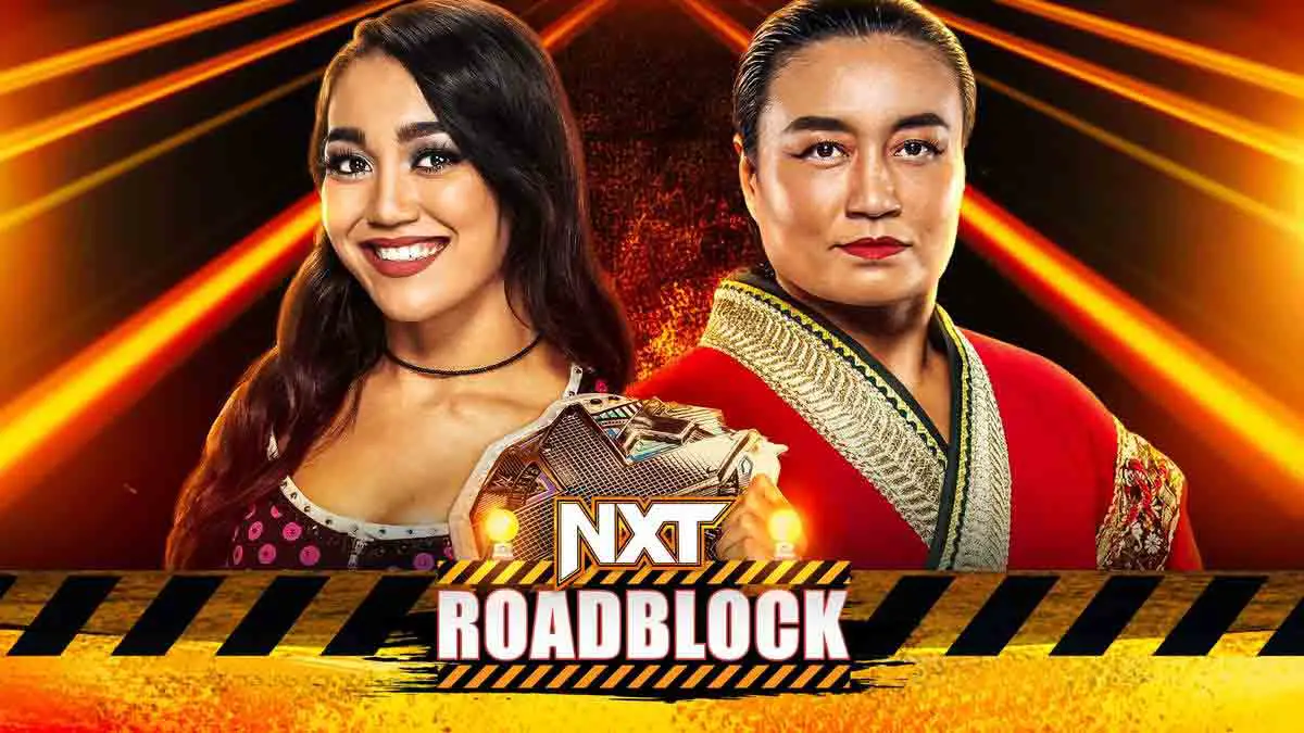 Roxanne Perez vs Meiko Satomura WWE NXT Roadblock 2023