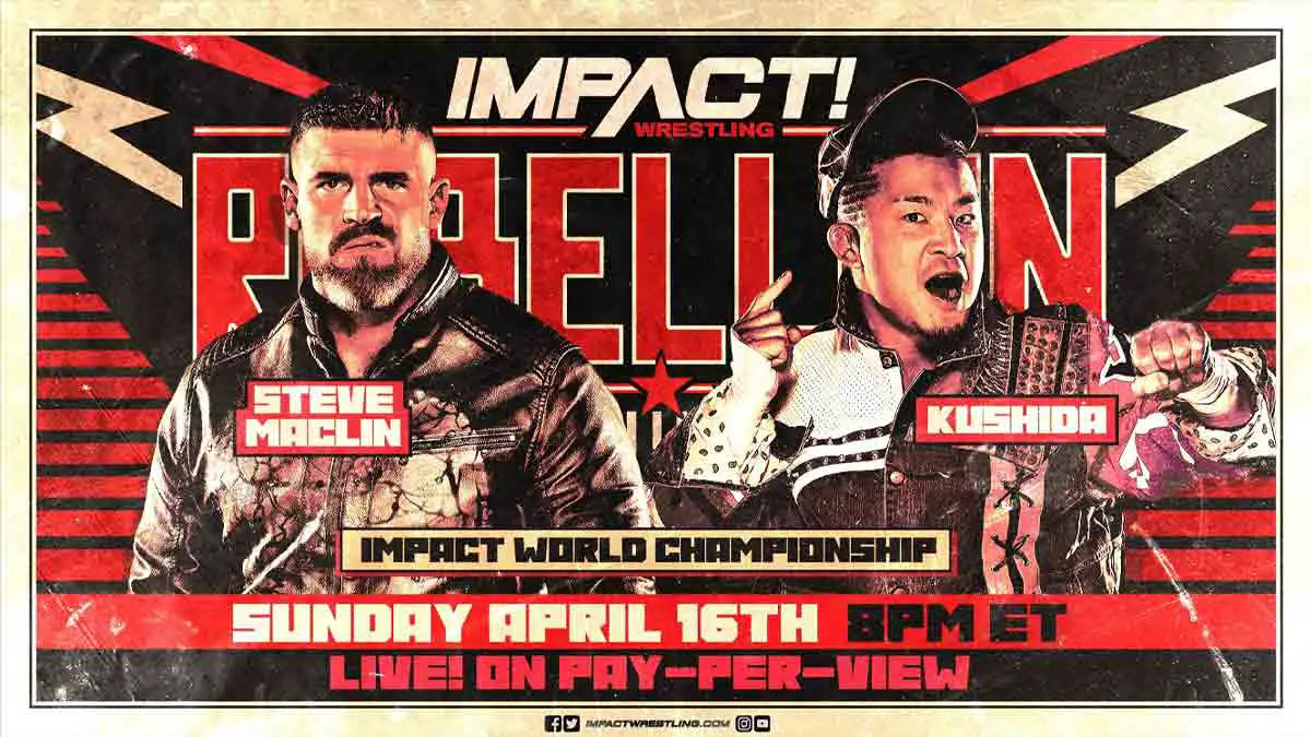 Steve Maclin vs Kushida IMPACT Rebellion 2023