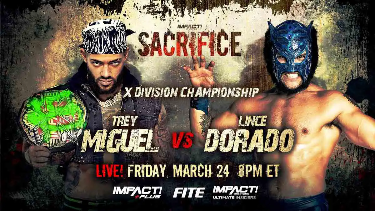 Trey Miguel vs Lince Dorado IMPACT Sacrifice 2023