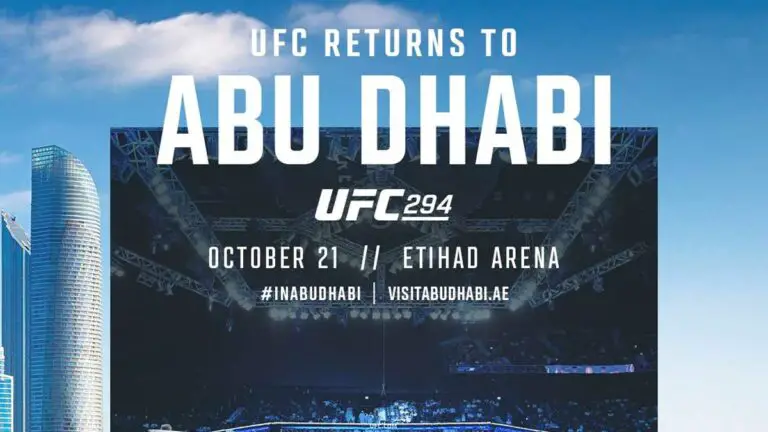 UFC 294 Announced for Abu Dhabi on October 21, 2023