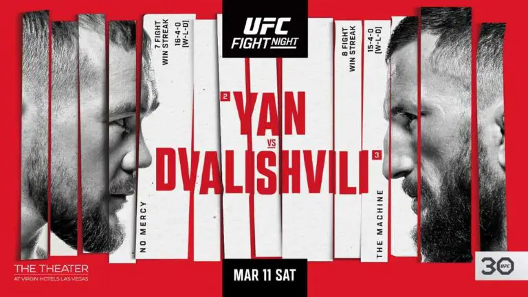 UFC Las Vegas Results LIVE, Fight Night 221, Yan vs Dvalishvili