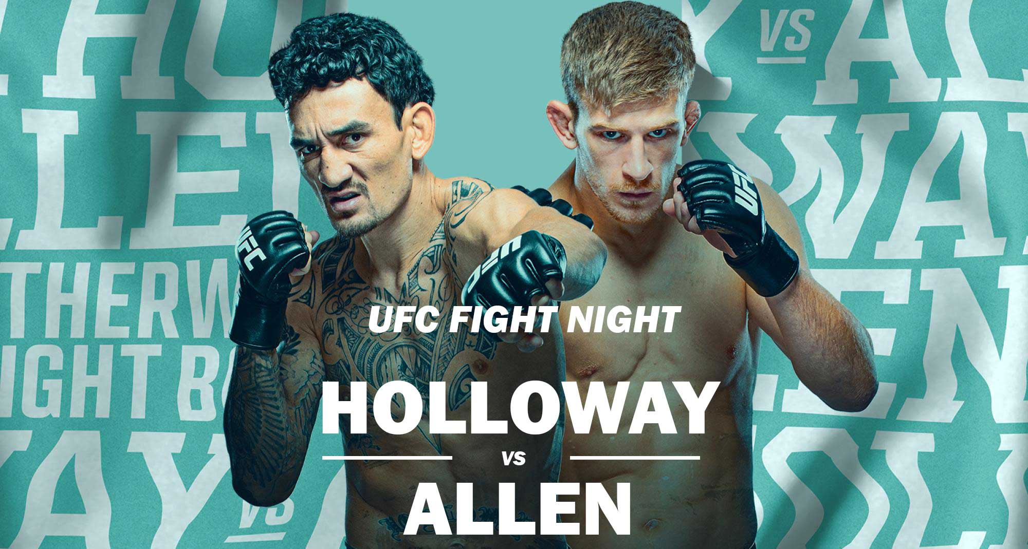 UFC Fight Night Holloway vs. Allen, April 15, 2023 ITN WWE
