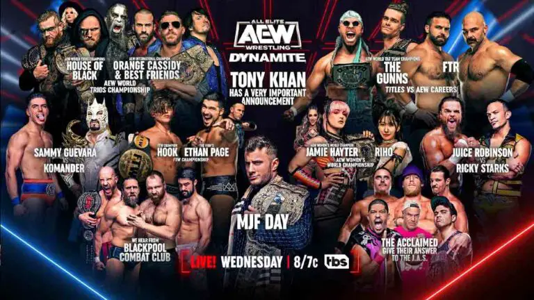 AEW Dynamite March 5, 2023, Match Card & Preview