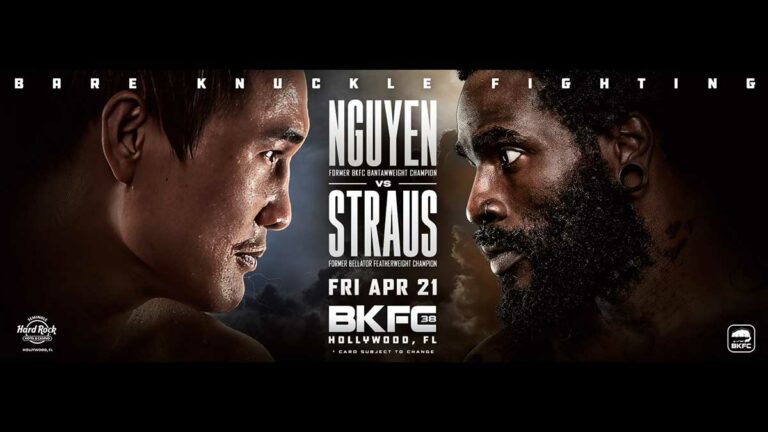 BKFC 38 Results Live, Nguyen vs Straus, Fight Card, Time