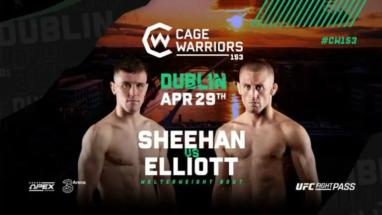 Cage Warriors 153 Results, McKee v Wallhead, Fight Card, Time