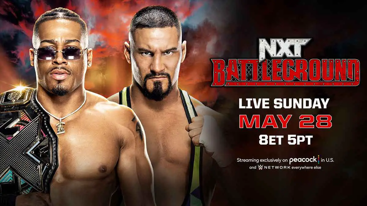Carmelo Hayes vs Bron Breakker NXT Battleground 2023