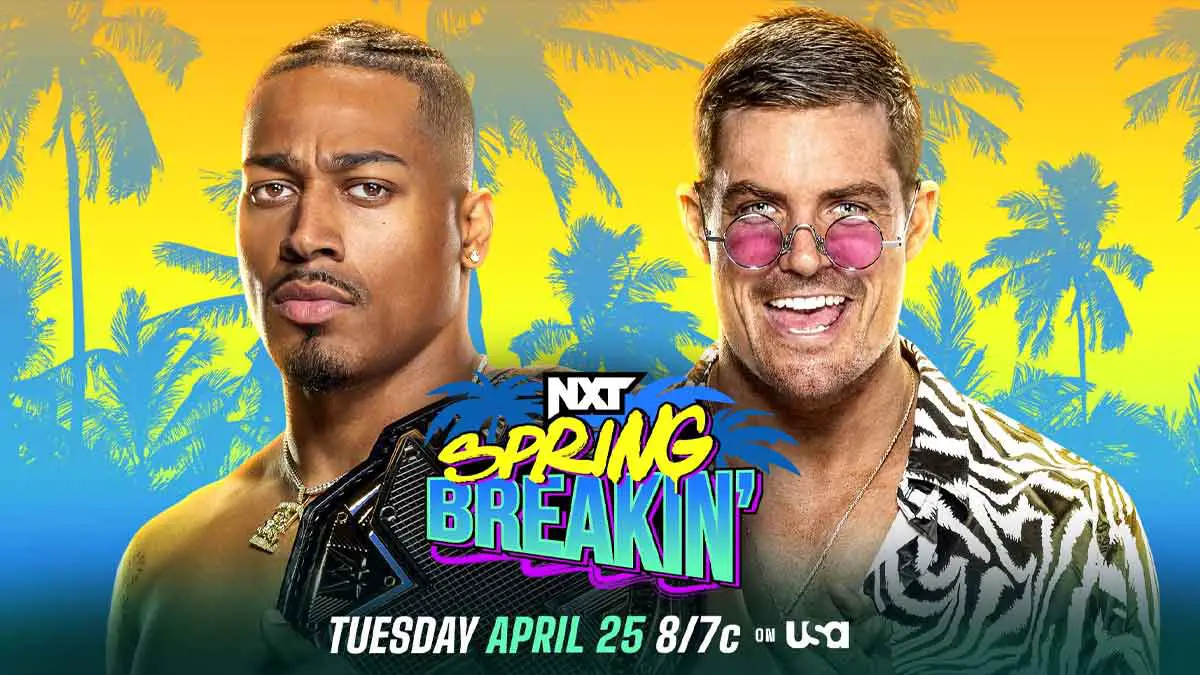Carmelo Hayes vs Grayson Waller NXT Spring Breakin' 2023