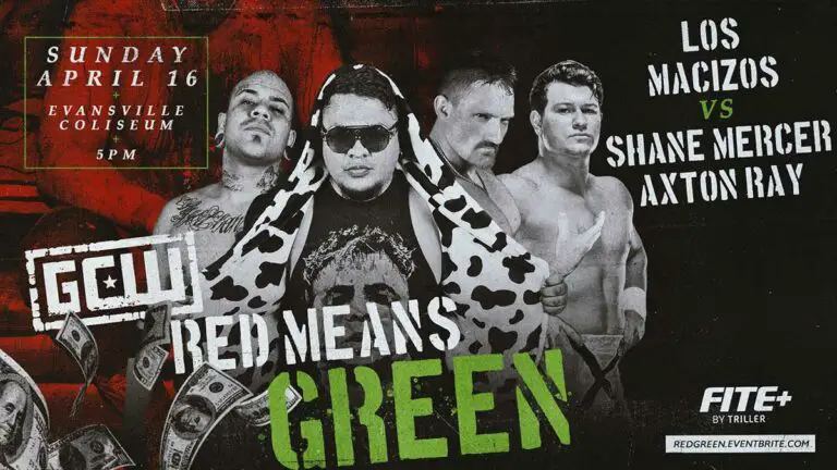 GCW Red Means Green 2023 Results Live, Card, Time, April 16