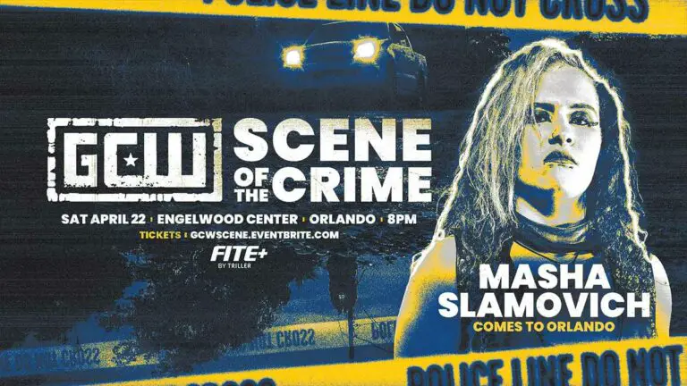 GCW Scene Of The Crime Results Live, Card, Time