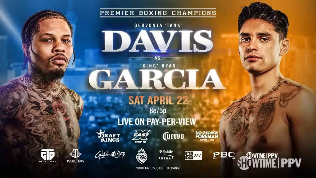 Gervonta Davis vs Ryan Garcia: Start Time in 25 Countries Including USA, UK, Mexico, UK, India, Canada, and More Info on Davis vs Garcia Fight