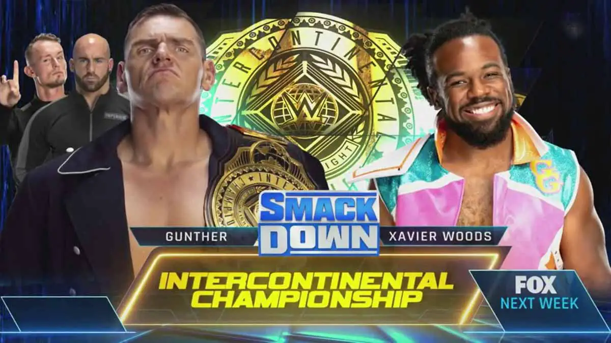 Gunther vs Xavier Woods WWE RAW April 21 2023