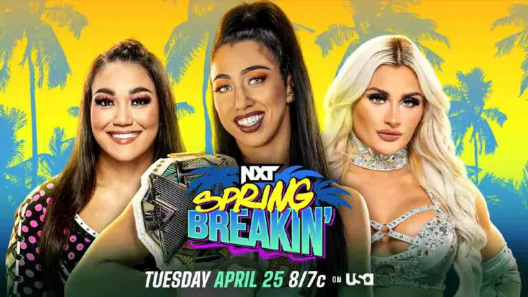 Trunk Match & Mixed Tag Among 5 Matches Set for NXT Spring Breakin’