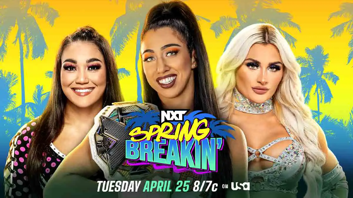 Indi Hartwell vs Roxanne Perez vs Tiffany Stratton NXT Spring Breakin' 2023