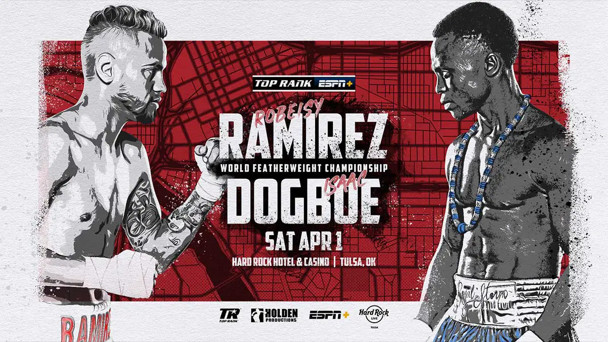 Isaac Dogboe vs Robeisy Ramirez Poster  