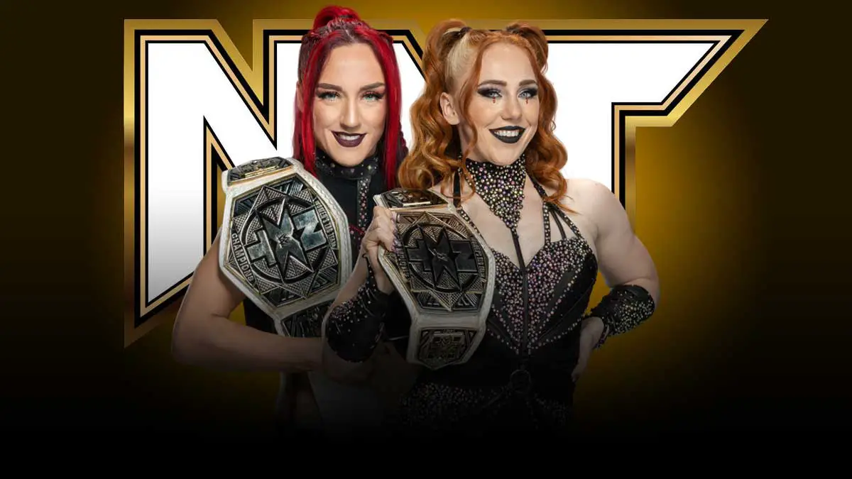 Isla Dawn & Alba Fyre Womne's NXT Tag Team Champions