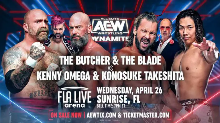 AEW Dynamite April 26, 2023, Match Card & Preview