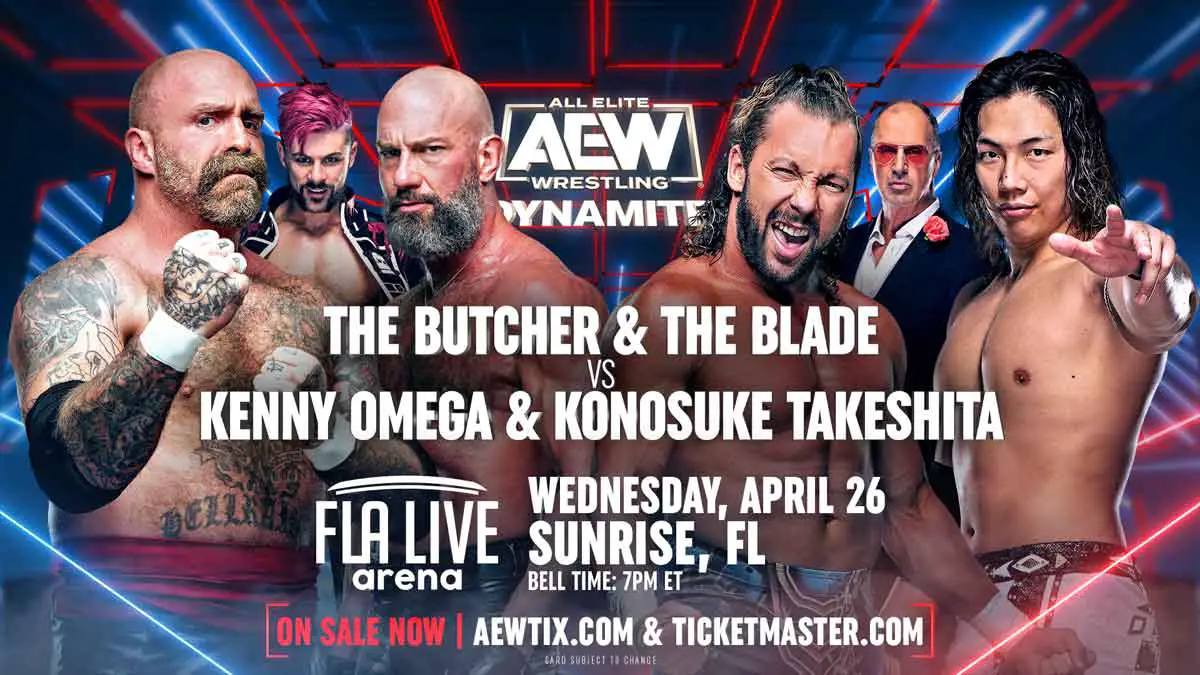 Kenny Omega Konsuke Takeshita AEW Dynamite April 24 2023