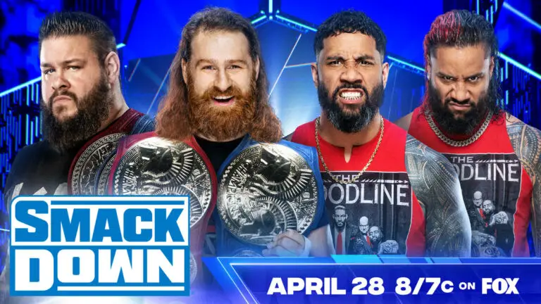 Sami Zayn & Kevin Owens vs The Usos WrestleMania Set for April 28 SmackDown