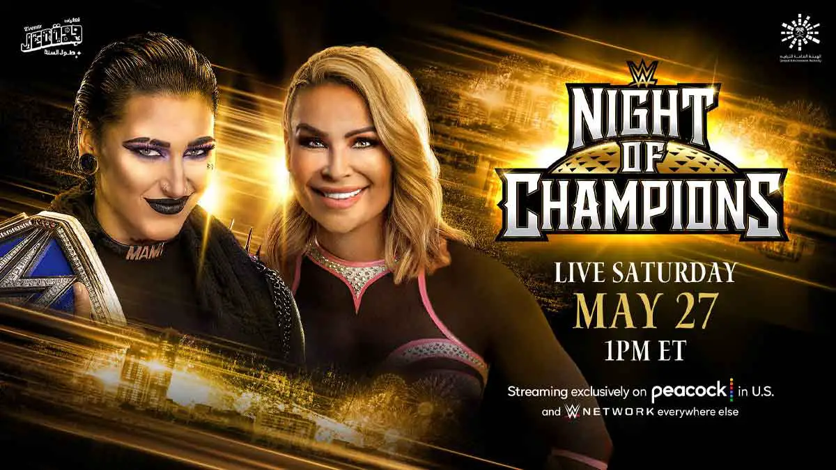 Natalya vs Rhea Ripley WWE SmackDown Women's Championship Night of Champions 2023