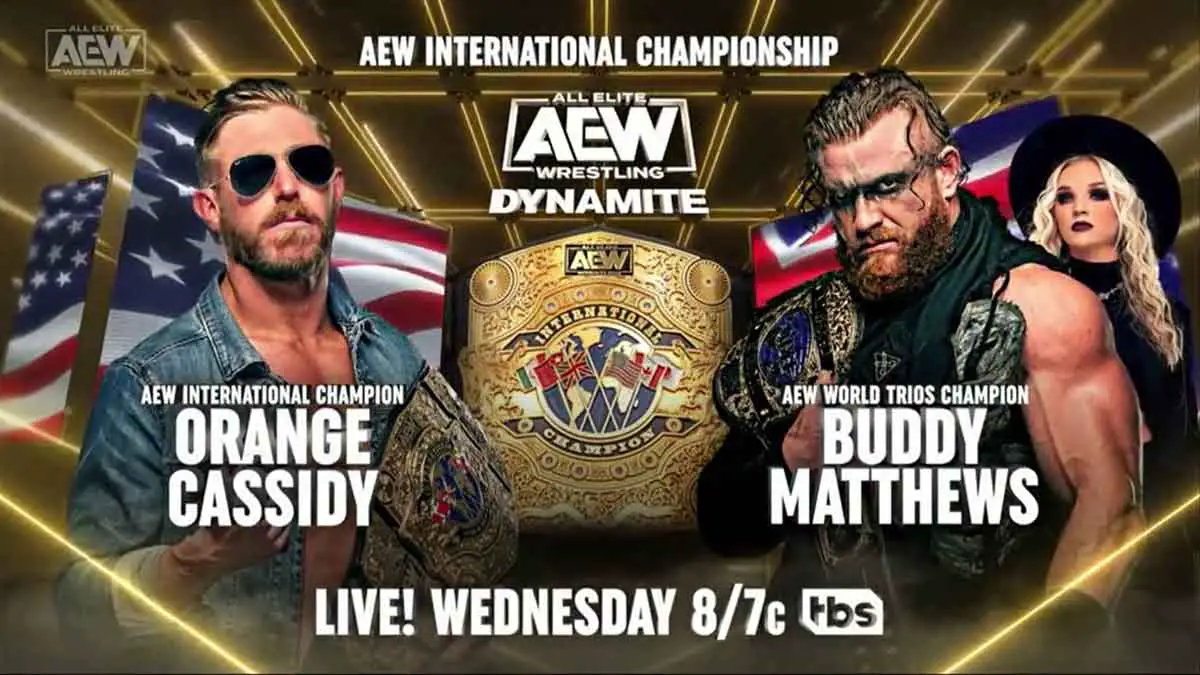 Orange Cassidy vs Buddy Mathews AEW Dynamite April 12 2023
