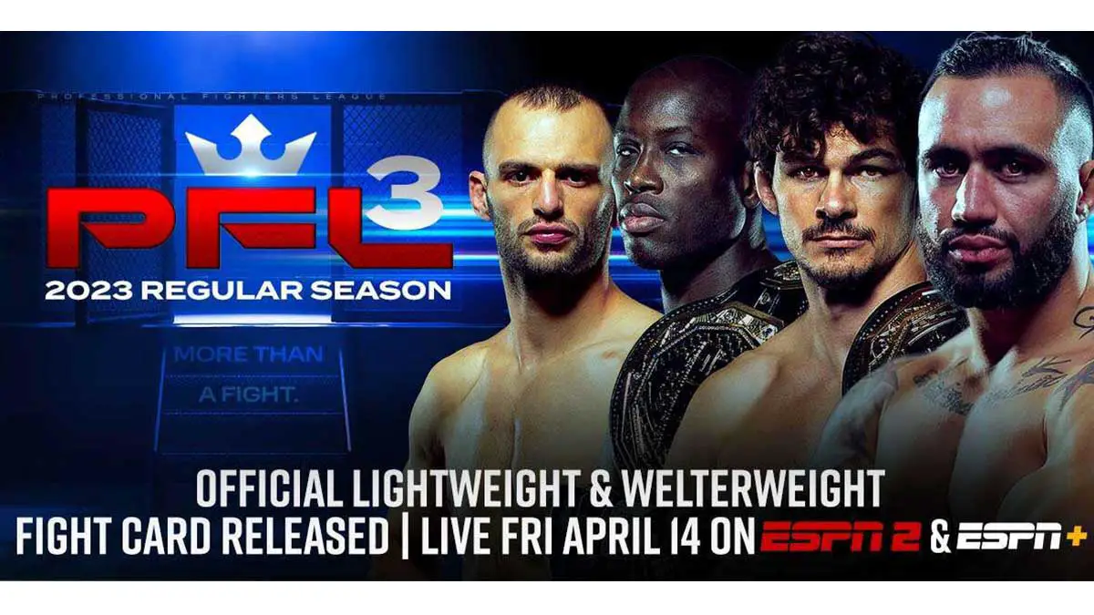 PFL Regular Season 14 April Poster 