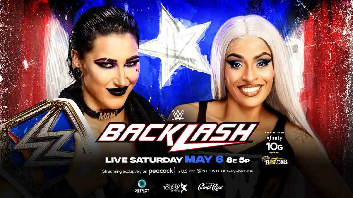 Rhea Ripley vs Zelina Vega WWE SmackDown Women's Championship Backlash 2023
