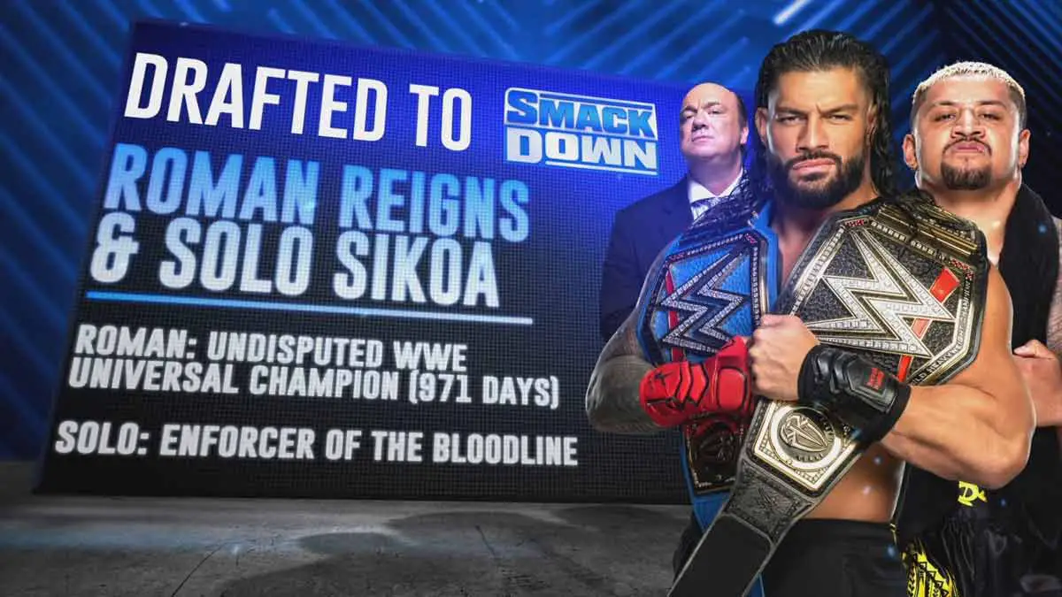 Roman Reigns WWE Draft 2023