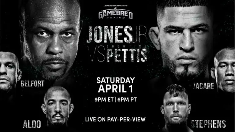 Gamebred Boxing 4: Roy Jones Jr vs Anthony Pettis Results Live