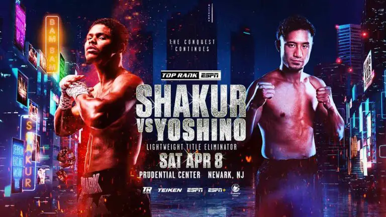 Shakur Stevenson vs Shuichiro Yoshino Results Live